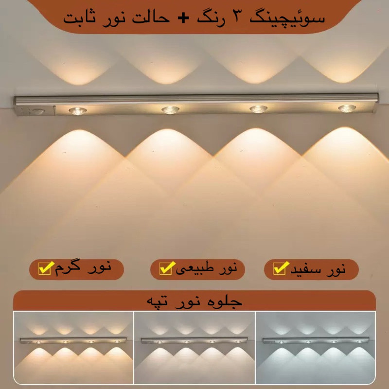 چراغ ال ای دی 0.75 وات مدل زیر کابینتی کد 50CM