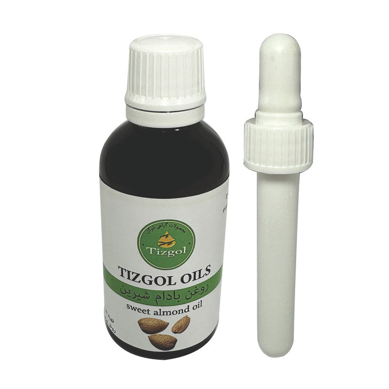 روغن بادام شیرین تیزگل مدل سنتی حجم 50 میلی لیتر