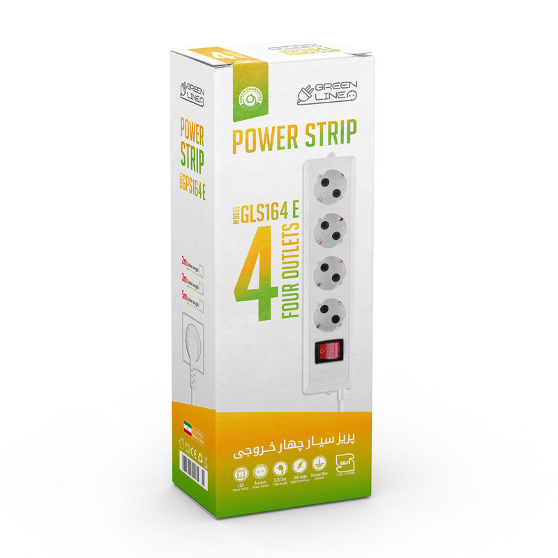 چندراهی برق گرین لاین مدل GLS164E-2m