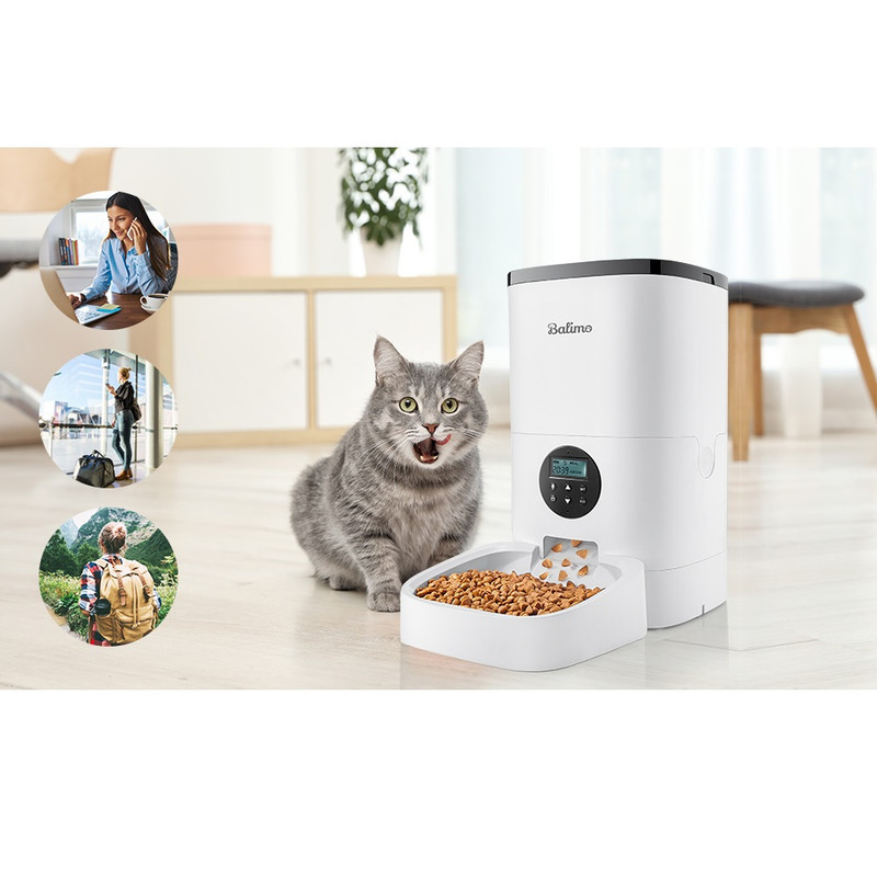 ظرف غذای اتوماتیک سگ و گربه بالیمو Samart Pet Life-6L
