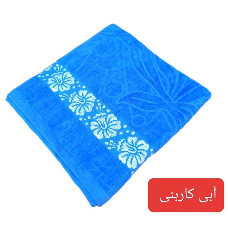 حوله حمام هنرمند مدل گلبرگ سایز 100×150 سانتی متر