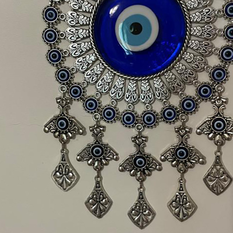 آویز تزیینی طرح چشم نظر مدل دایره ای کد  814462