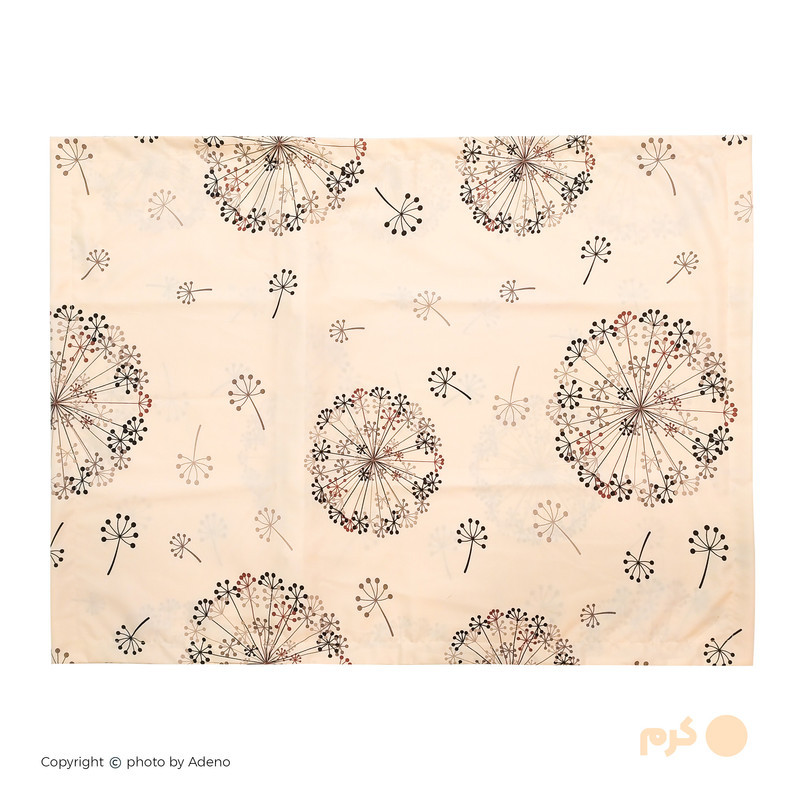 سرویس ملحفه آدنو مدل Dandelion کد IR119 یک نفره 2 تکه