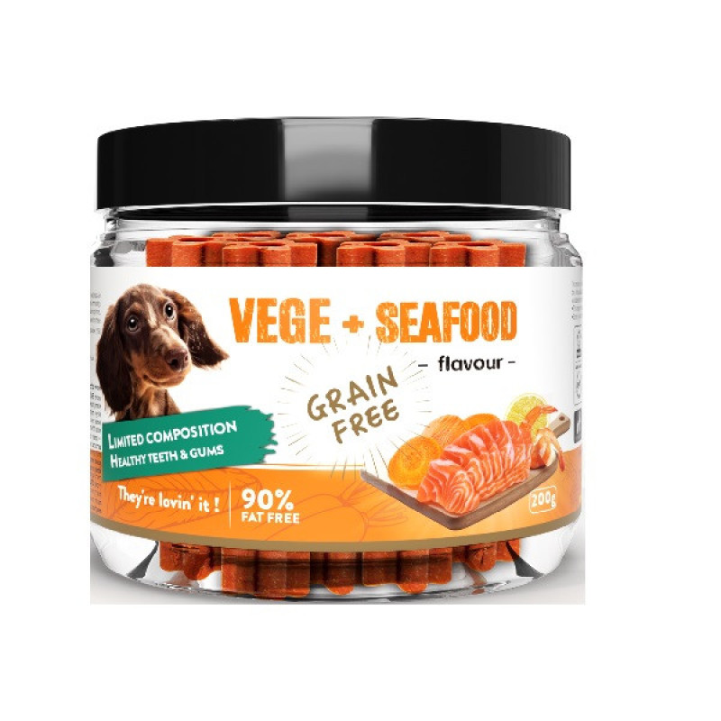تشویقی سگ مدل Vege Flavourdigiapet وزن 200 گرم