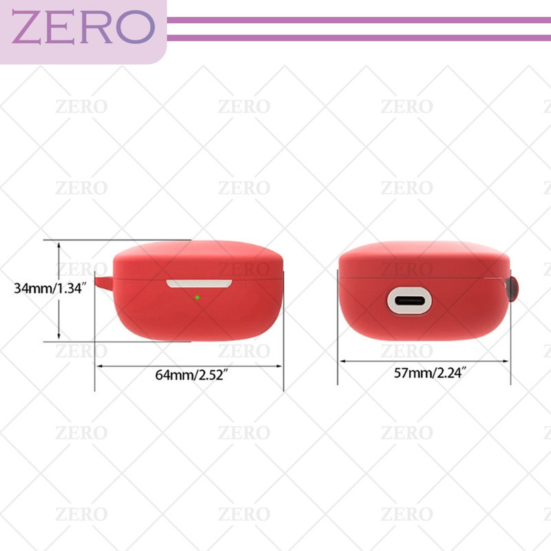 کاور زیرو مدل Silicon-ZR مناسب برای کیس هدفون بی سیم کیو سی وای T13X