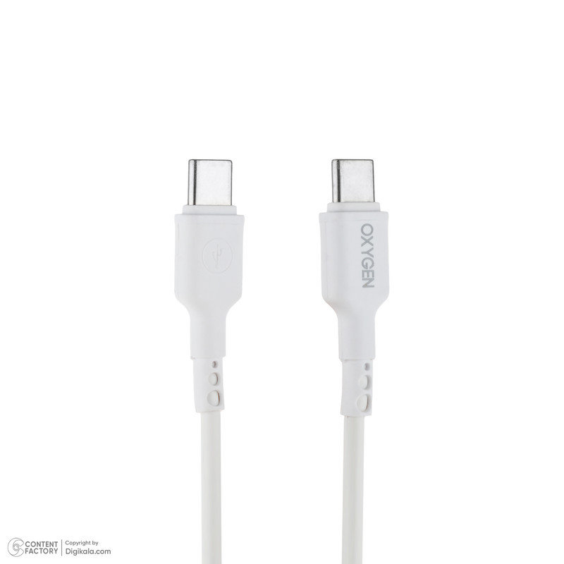 شارژر دیواری 30 وات دو پورت اکسیژن مدل CH-10 به همراه کابل USB-C