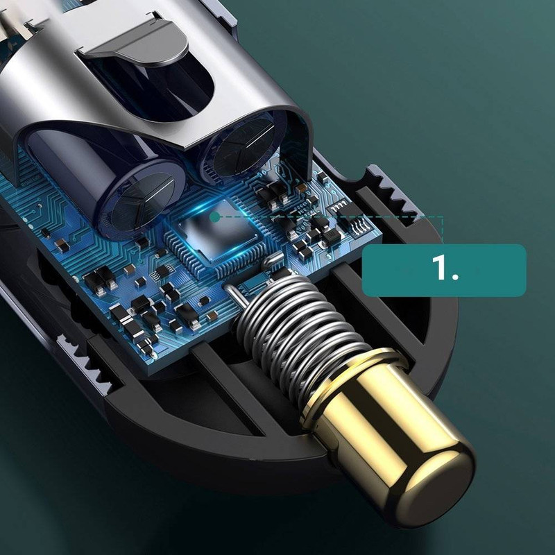 شارژر فندکی باسئوس مدل CCBT-B0G 120W