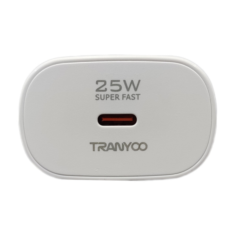 شارژر دیواری 25 وات ترانیو مدل T-SA2Cبه همراه کابل USB-C