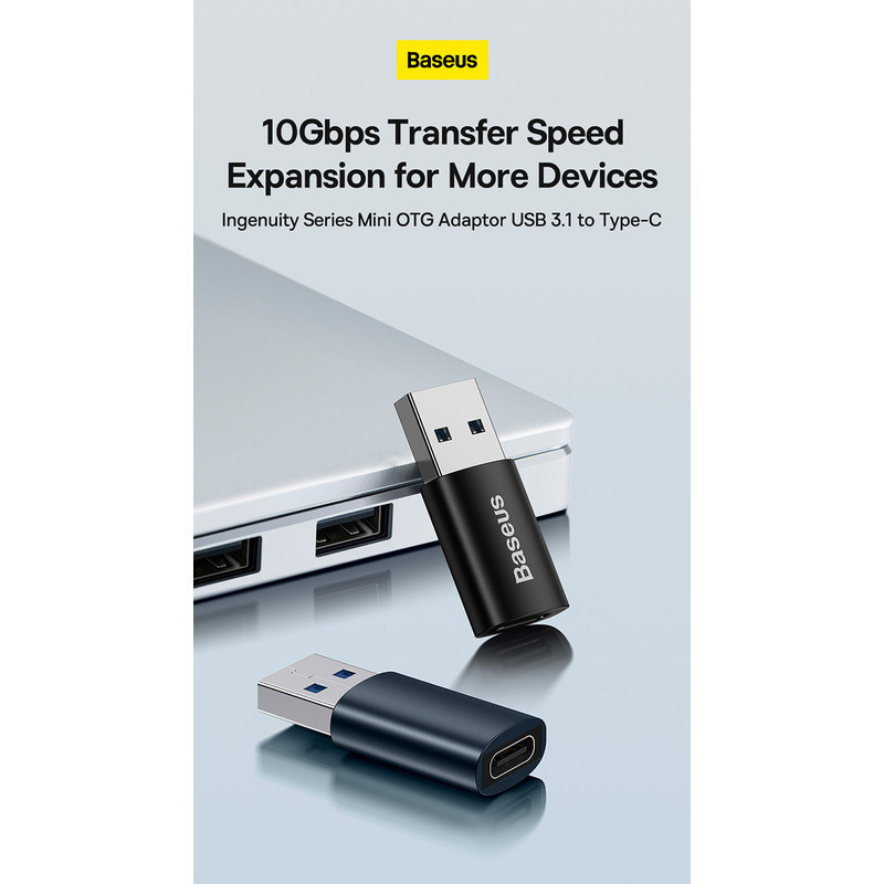مبدل USB 3.1 به USB-C بیسوس مدل 10Gbps-OTG