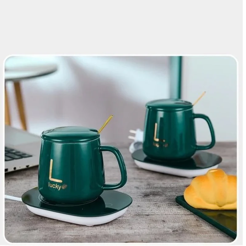 ماگ لاکی مدل Warmer Plus به همراه صفحه گرم کن برقی