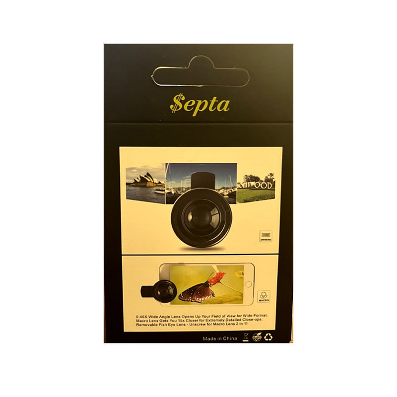 لنز کلیپسی موبایل سپتا مدل 0.45X PHONE LENS