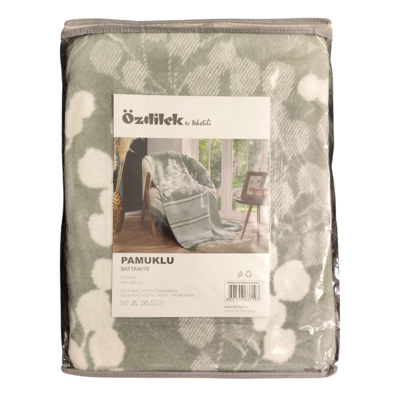 پتو ازدیلک مدل Ocaliptus سایز 180×220 سانتی متر
