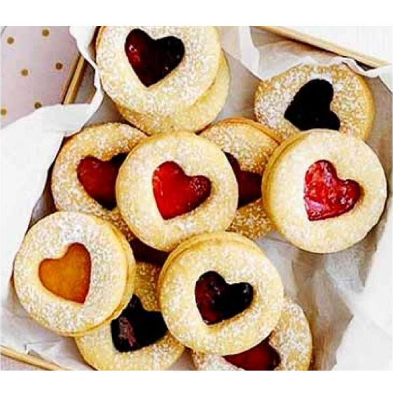 کاتر شیرینی پزی به گز مدل زمرد مجموعه 9 عددی