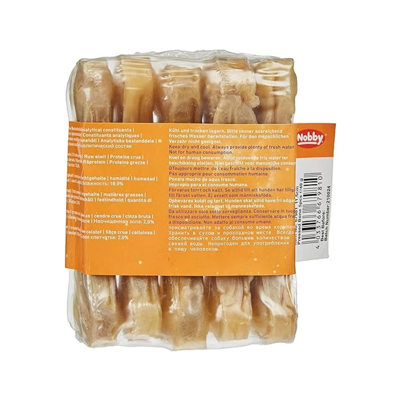 تشویقی سگ نوبی مدل Dog Chews 12CM طعم گوشت گوساله وزن 200 گرم