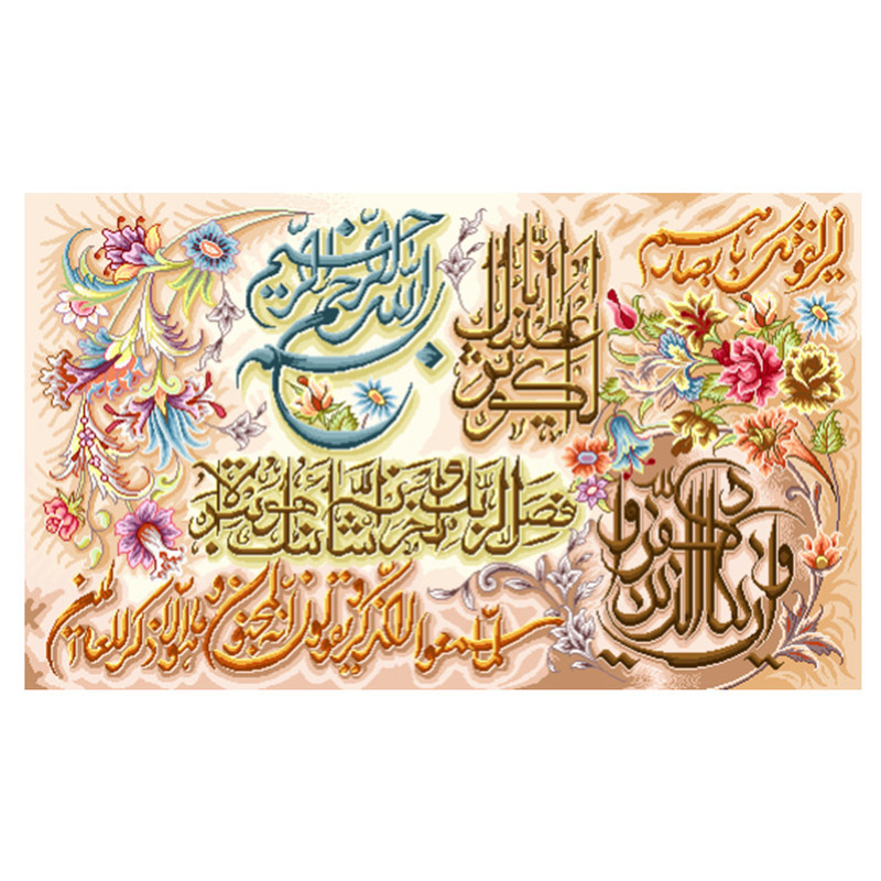 نخ و نقشه تابلوفرش مدل 2214