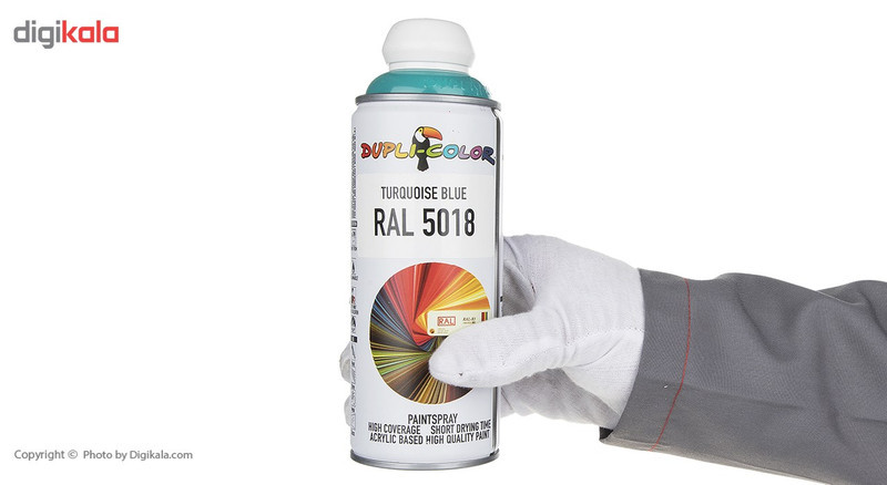 اسپری رنگ آبی فیروزه ای دوپلی کالر مدل RAL 5018 حجم 400 میلی لیتر