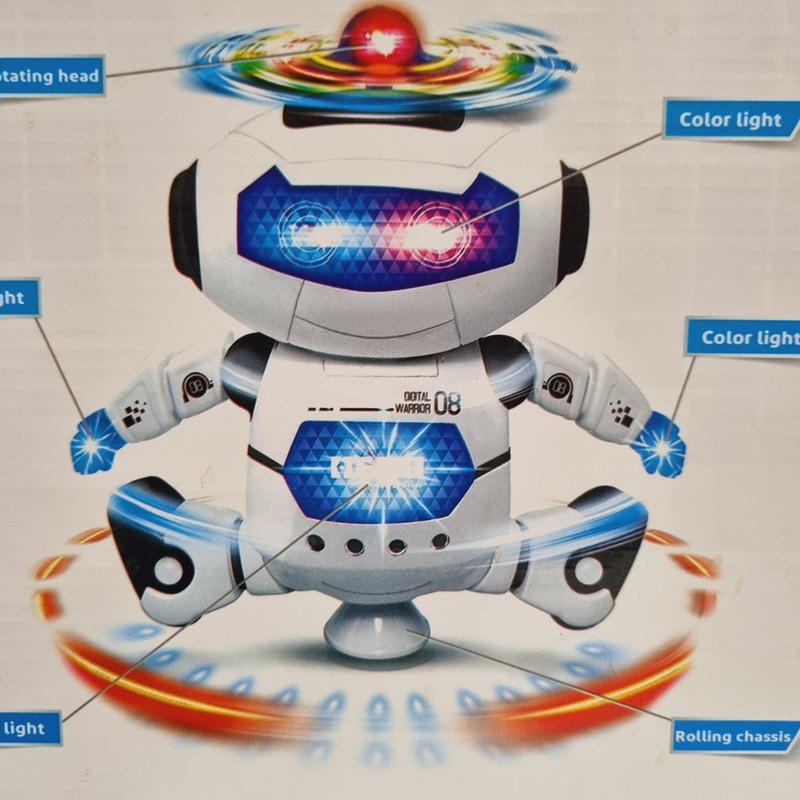 ربات مدل چرخشی موزیکال کد 10