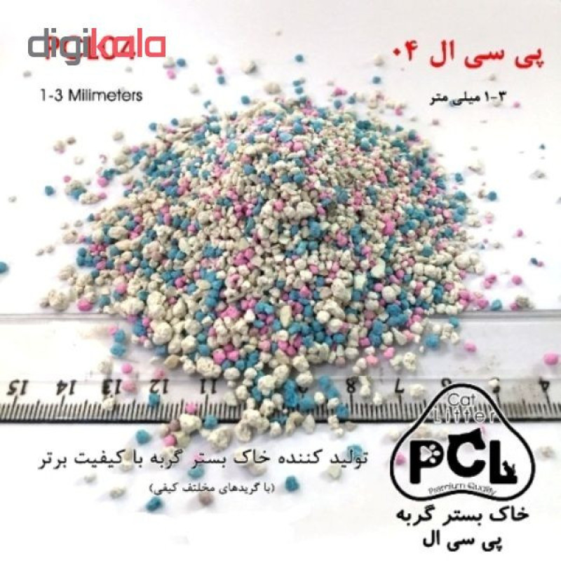 خاک‌بستر گربه کد PCL04 حجم  ۱۲ لیتر