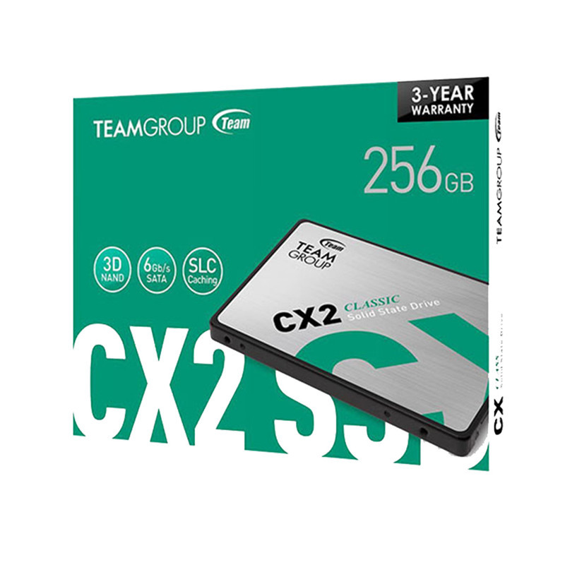 اس اس دی اینترنال تیم گروپ مدل cx2 256 ظرفیت 256 گیگابایت