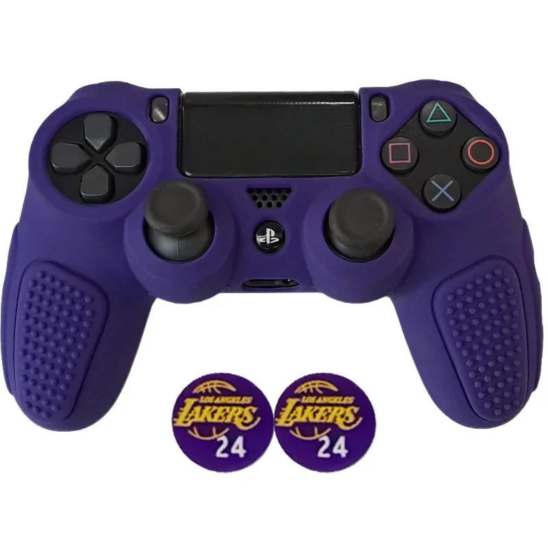 محافظ دسته پلی استیشن ۴ مدل Anti slip PS4417 به همراه روکش آنالوگ