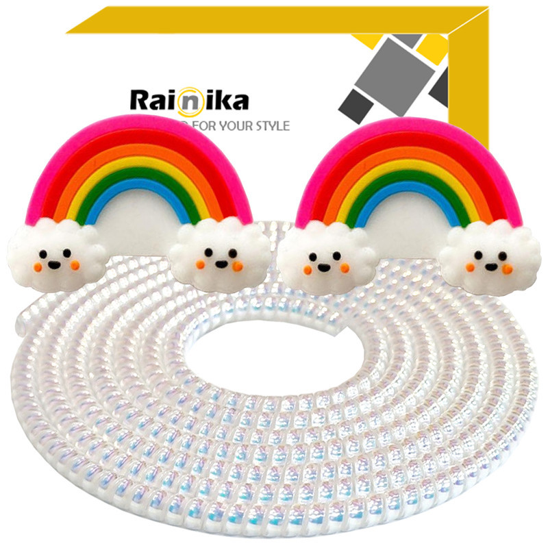 محافظ کابل شارژ و هندزفری رینیکا مدل Rainbow KK 03 مجموعه 3 عددی
