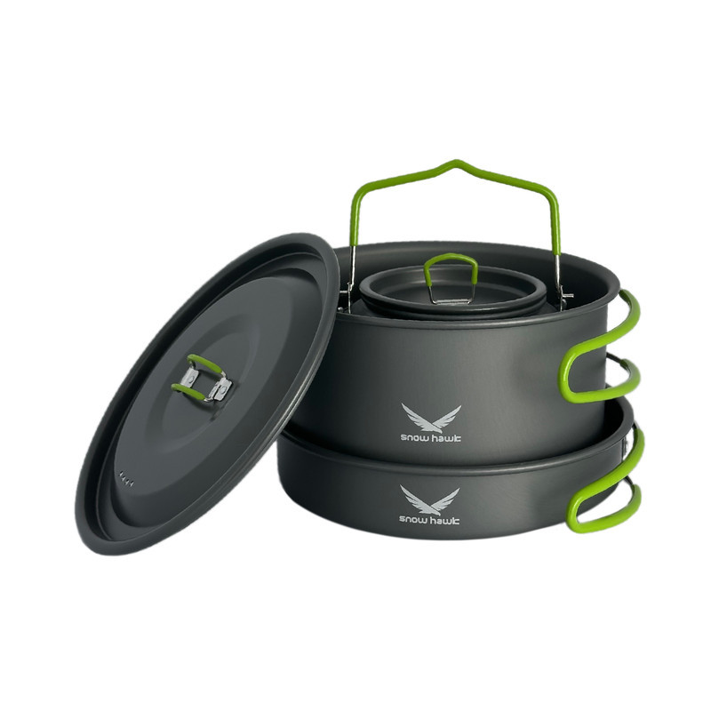 مجموعه ظروف 3 نفره کمپینگ اسنوهاوک مدل SN-T111