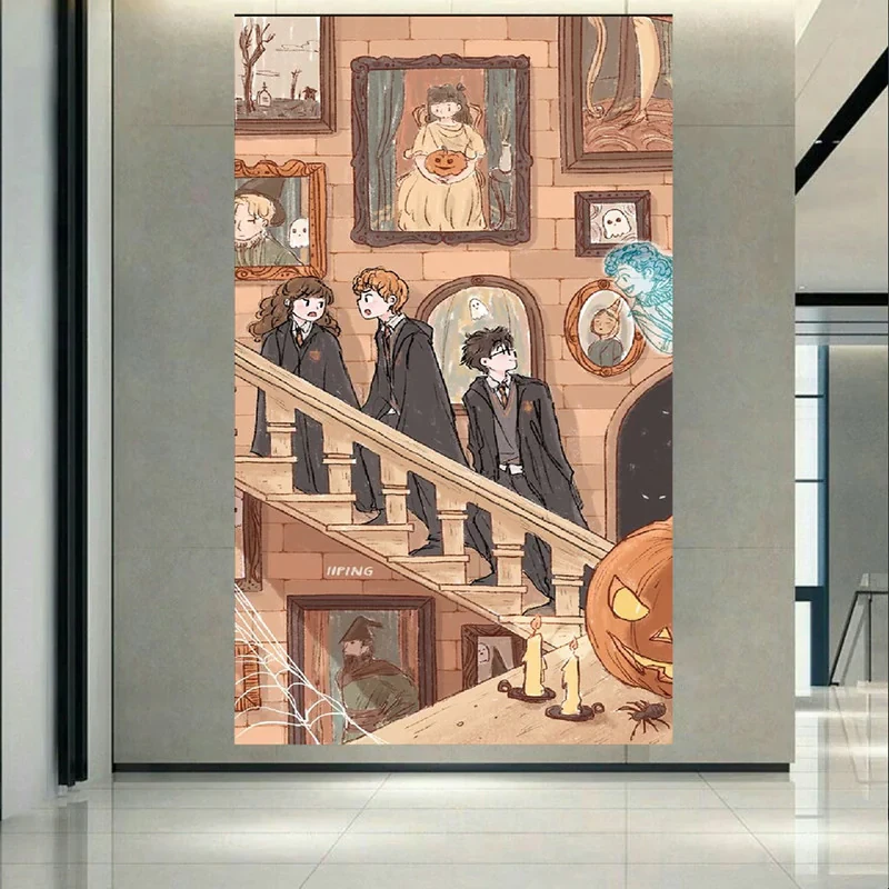 پوستر طرح هری پاتر مدل هاگوارتز کد AR24450
