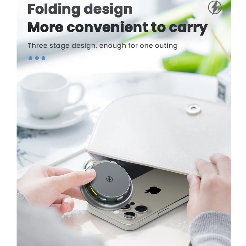 شارژر رومیزی 15وات مدل   LFX-208 3in1 Wireless charger