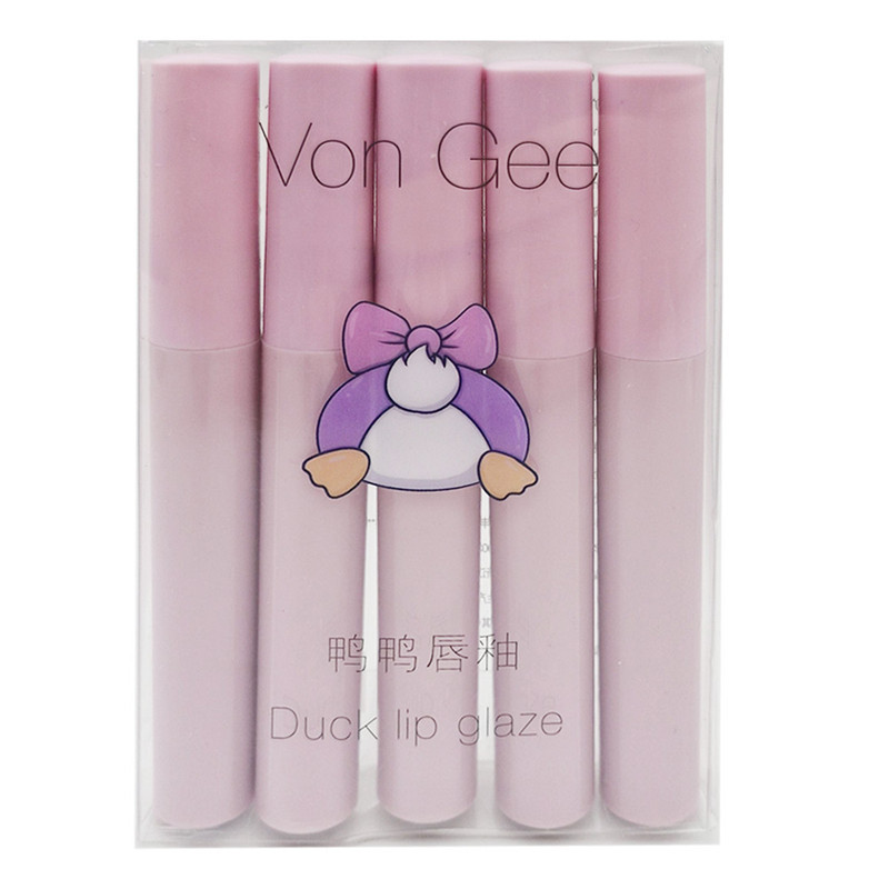 رژ لب مایع ونگی مدل Duck Lip Glaze مجموعه 5 عددی