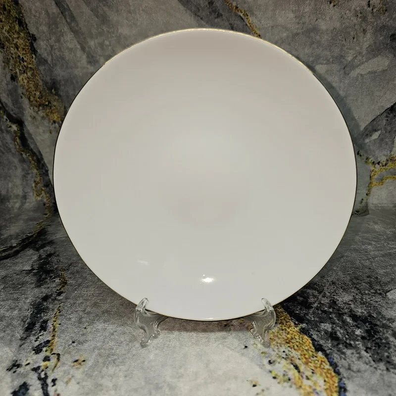 بشقاب خورش خوری مدل گود 21 خط طلا کد 360013 مجموعه 6 عددی