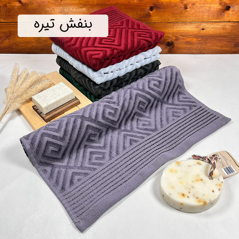 حوله دست و صورت هیرو مدل مائستا سایز 40×75 سانتی متر