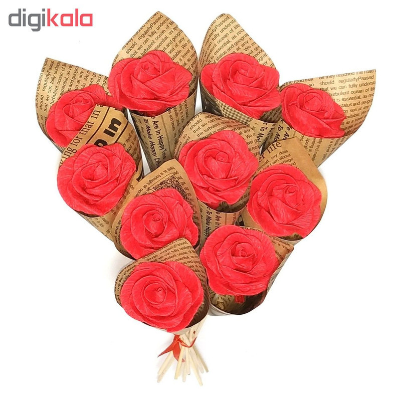 دسته گل رز مصنوعی کد Q-10