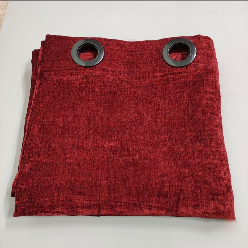 پرده مدل  پانچ مخمل ساده شانل سایز 280x145 سانتی‌متر