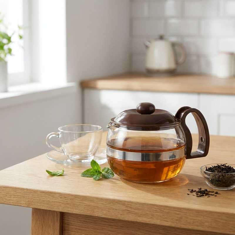 قوری ای ام مدل پیرکس گنجایش 700 میلی لیتر