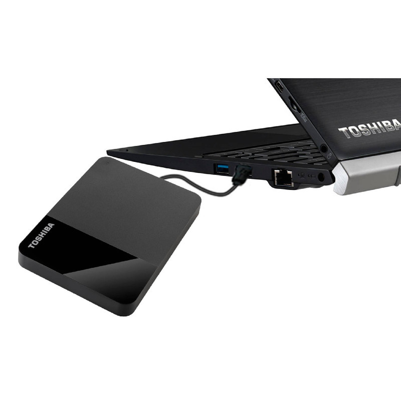 هارد اکسترنال توشیبا مدل Canvio Ready ظرفیت 4 ترابایت با استاندارد ارتباطی USB 3.2 Gen1