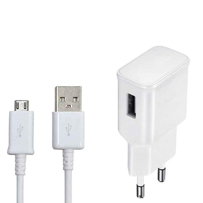 شارژر دیواری مدل sAM878 به همراه کابل تبدیل microusb