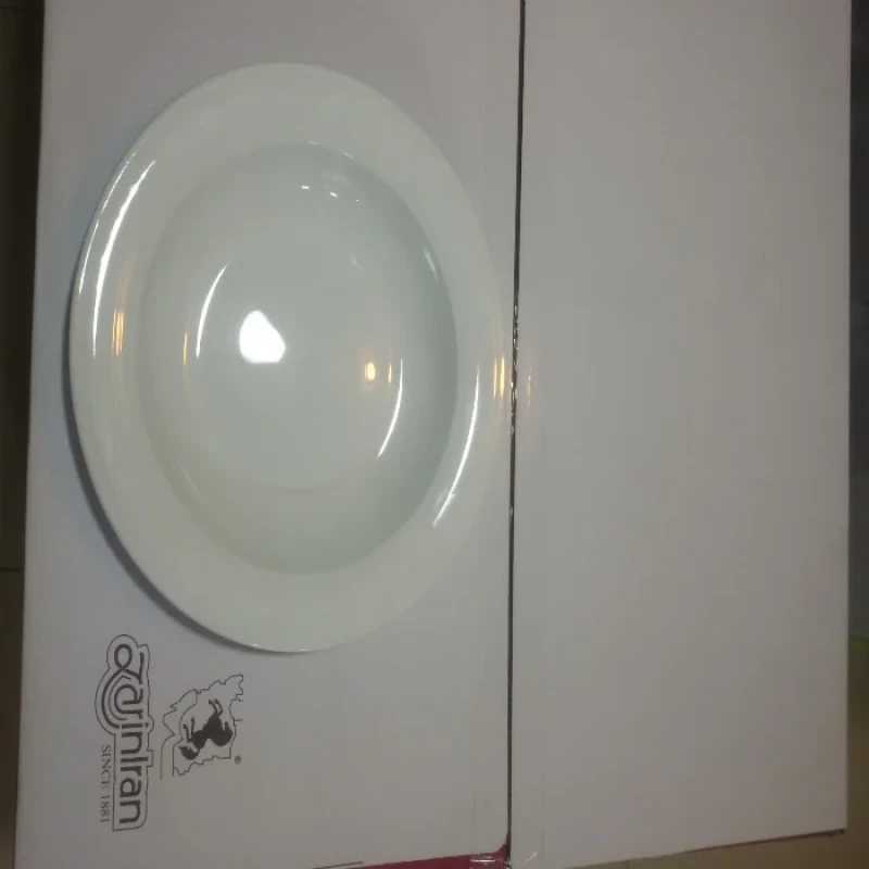 بشقاب خورش خوری چینی زرین ایران مدل هتلی 49 کد 20 درجه عالی بسته 6 عددی