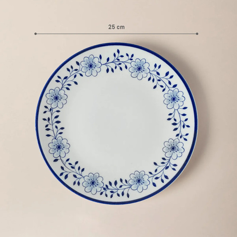 بشقاب غذاخوری مادام کوکو مدل Reve Bleu Floral 25