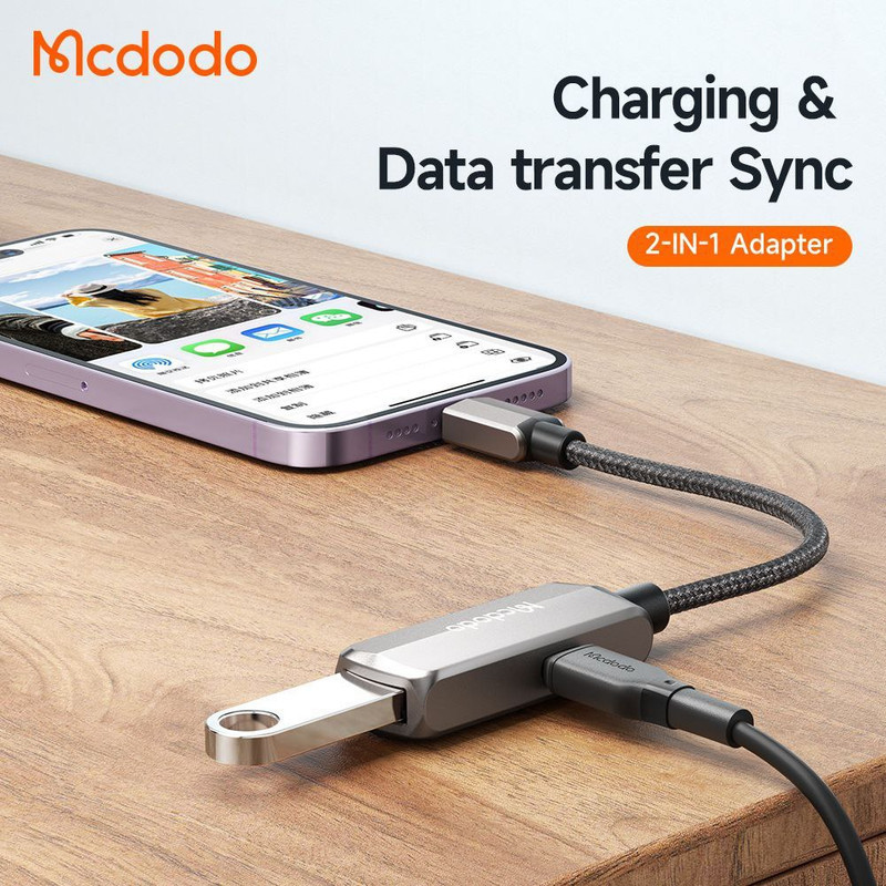 مبدل لایتنینگ به USB USB-C مک دودو مدل CA-2690