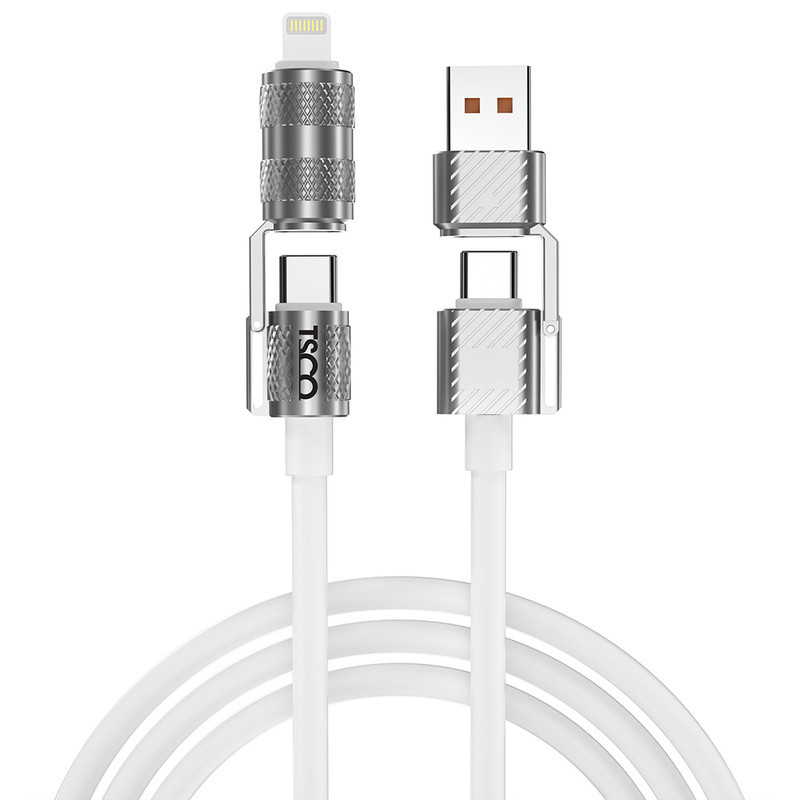 کابل تبدیل USBUSB-C به لایتنینگUSB-C تسکو مدل GCA 240W طول 1.2 متر