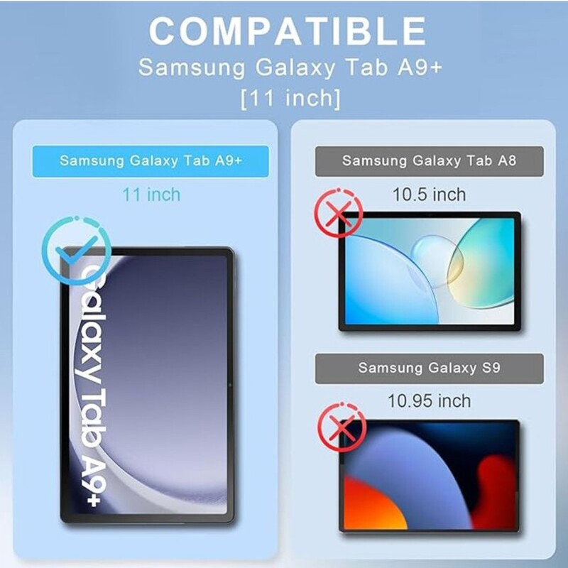 محافظ صفحه نمایش شیشه ای مدل RMS - SUX مناسب برای تبلت سامسونگ Galaxy Tab A9 Plus