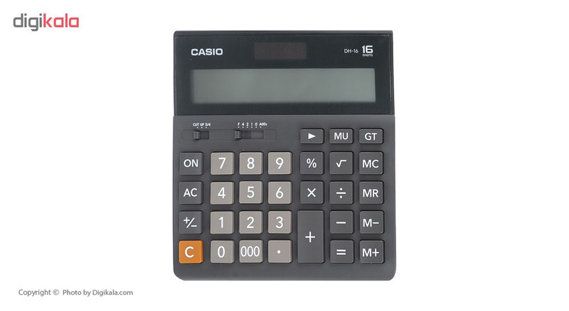 ماشین حساب کاسیو مدل DH-16-BK