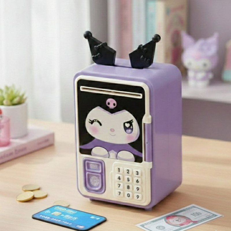 اسباب بازی مدل گاو صندوق طرح کرومی کد KUROMI SAFE BOX1