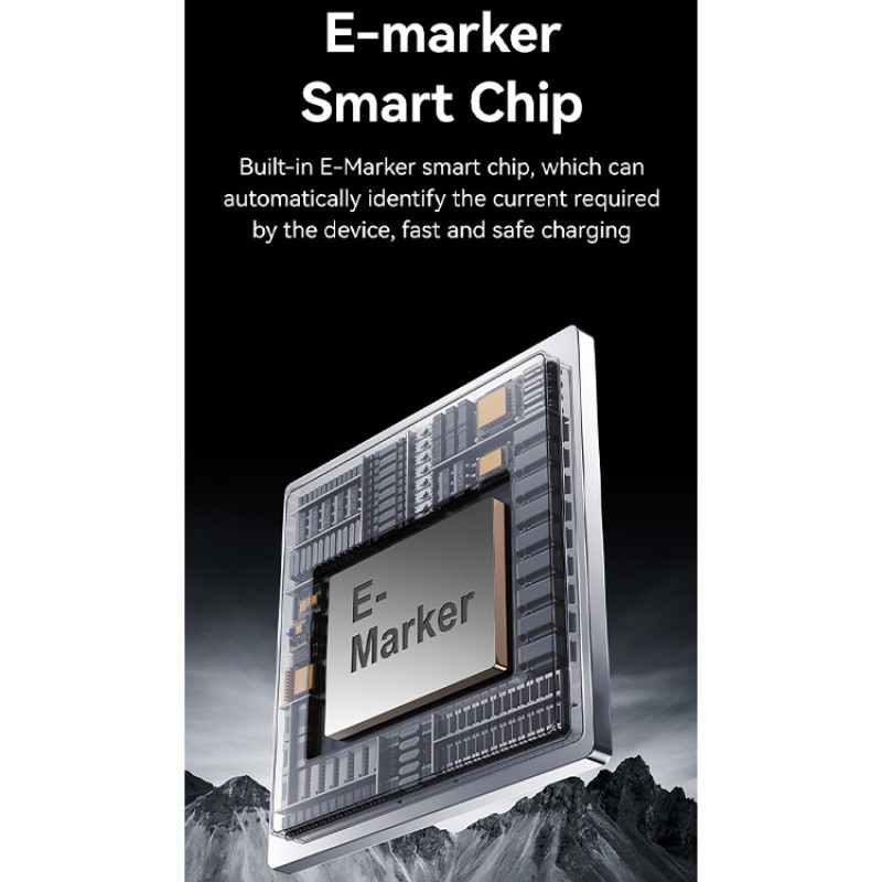 کابل USB-C یوسمز مدل SJ752-60W طول 1.2 متر