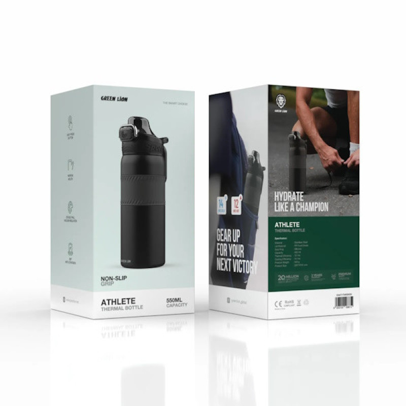 قمقمه ورزشی  گرین لاین مدل ATHTMBB گنجایش 0.55 لیتر