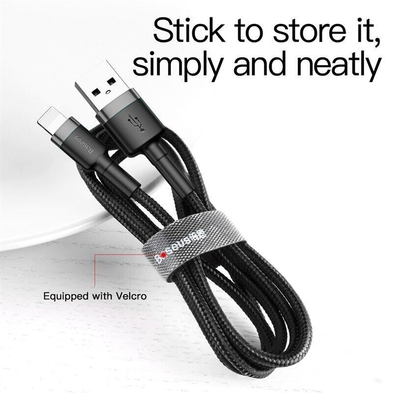 کابل تبدیل USB به لایتنینگ باسئوس مدل CALKLF-CG1 Cafule Cable طول 2 متر
