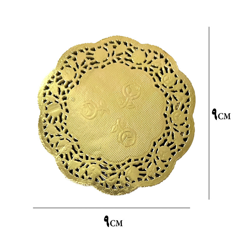 کاغذ شیرینی پزی مدل گیپور کد GOLD مجموعه 50 عددی