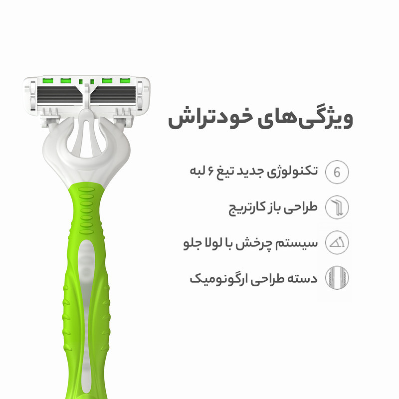 خودتراش زنانه دورکو مدل Shai 6 تحت لیسانس