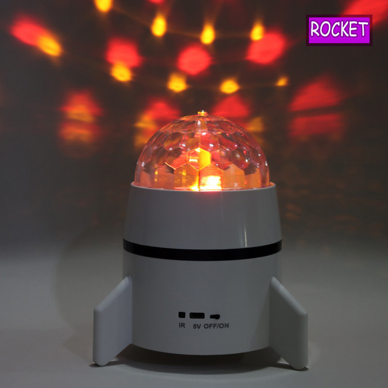 اسپیکر بلوتوثی قابل حمل مدل ROCKET MUSIC LAMP