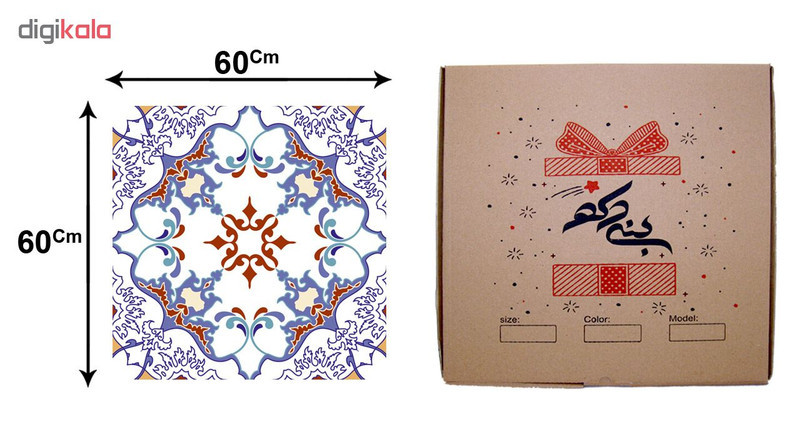 تایل سقفی بنی دکو مدل S016 بسته 4 عددی سایز 60×60